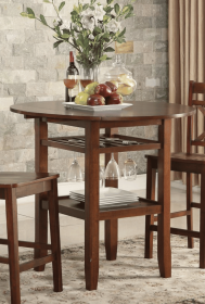 Tartys Cherry Finish Counter Height Table (Color: as Pic)